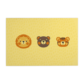 Quadro Decorativo Leão, Urso e Tigre | Luana Estela - Meu Rodapé
