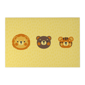 Quadro Decorativo Leão, Urso e Tigre | Luana Estela - Meu Rodapé