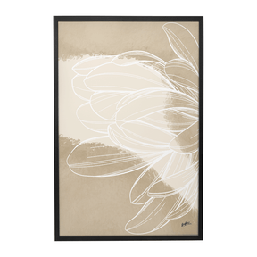 Quadro Decorativo Lótus | BiBox - Meu Rodapé