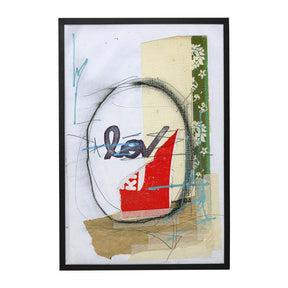 Quadro Decorativo Lov | Danilo Cunha - Meu Rodapé