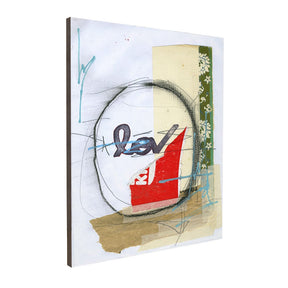Quadro Decorativo Lov | Danilo Cunha - Meu Rodapé