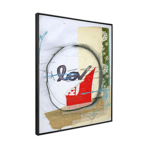 Quadro Decorativo Lov | Danilo Cunha - Meu Rodapé