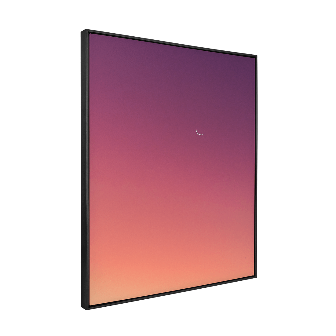 Quadro Decorativo Lua Crescente Minimalista | Ale Rodrigues - Meu Rodapé