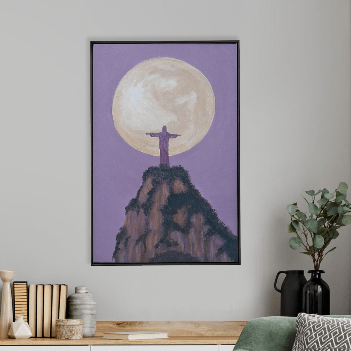 Quadro Decorativo Luar | Selma Rodrigues - Meu Rodapé