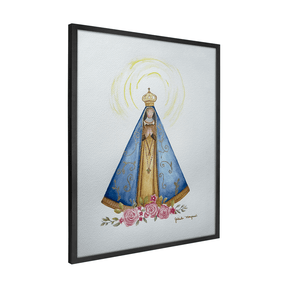 Quadro Decorativo Mãezinha do Céu - Nossa Senhora Aparecida | Gabriela Mongruel - Meu Rodapé