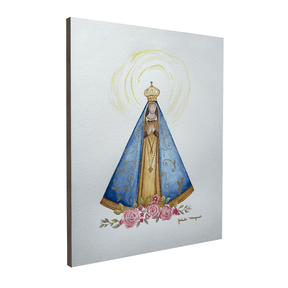 Quadro Decorativo Mãezinha do Céu - Nossa Senhora Aparecida | Gabriela Mongruel - Meu Rodapé