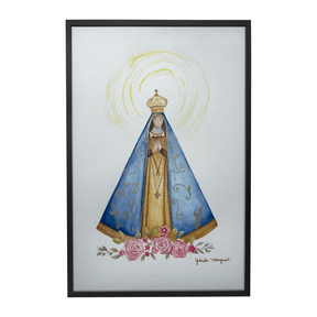 Quadro Decorativo Mãezinha do Céu - Nossa Senhora Aparecida | Gabriela Mongruel - Meu Rodapé
