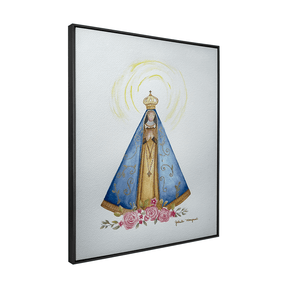 Quadro Decorativo Mãezinha do Céu - Nossa Senhora Aparecida | Gabriela Mongruel - Meu Rodapé