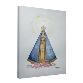 Quadro Decorativo Mãezinha do Céu - Nossa Senhora Aparecida | Gabriela Mongruel - Meu Rodapé