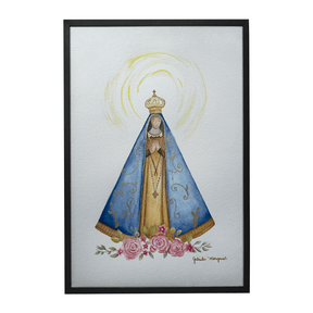 Quadro Decorativo Mãezinha do Céu - Nossa Senhora Aparecida | Gabriela Mongruel - Meu Rodapé