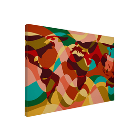 Quadro Decorativo Mapa Mundi 1 | Andre Kaercher - Meu Rodapé