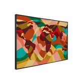 Quadro Decorativo Mapa Mundi 1 | Andre Kaercher - Meu Rodapé
