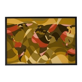 Quadro Decorativo Mapa Mundi 2 | Andre Kaercher - Meu Rodapé