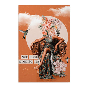 Quadro Decorativo Meu Lar | Gabriela Cidade Borges - Meu Rodapé