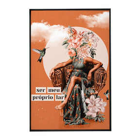 Quadro Decorativo Meu Lar | Gabriela Cidade Borges - Meu Rodapé
