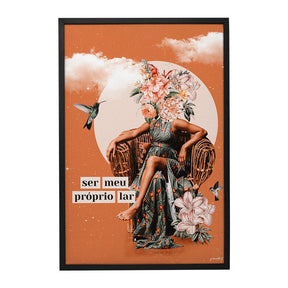 Quadro Decorativo Meu Lar | Gabriela Cidade Borges - Meu Rodapé