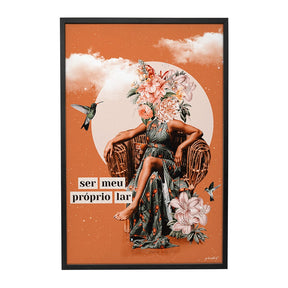 Quadro Decorativo Meu Lar | Gabriela Cidade Borges - Meu Rodapé