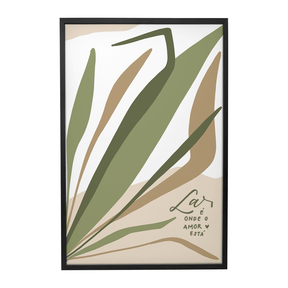 Quadro Decorativo Meu Lar | Suzany Rangel - Meu Rodapé