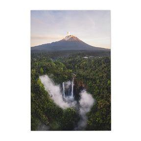 Quadro Decorativo Montanha e Cachoeira | Mundo sem Muros - Meu Rodapé