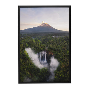 Quadro Decorativo Montanha e Cachoeira | Mundo sem Muros - Meu Rodapé