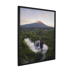 Quadro Decorativo Montanha e Cachoeira | Mundo sem Muros - Meu Rodapé