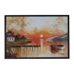 Quadro Decorativo Nascer do Sol | Fernando Teixeira - Meu Rodapé