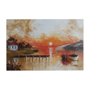 Quadro Decorativo Nascer do Sol | Fernando Teixeira - Meu Rodapé