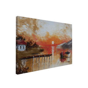 Quadro Decorativo Nascer do Sol | Fernando Teixeira - Meu Rodapé