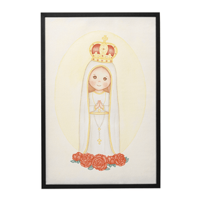 Quadro Decorativo Nossa Senhora de Fátima | Daiane Barbosa - Meu Rodapé