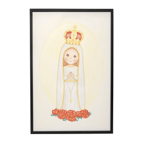 Quadro Decorativo Nossa Senhora de Fátima | Daiane Barbosa - Meu Rodapé