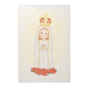 Quadro Decorativo Nossa Senhora de Fátima | Daiane Barbosa - Meu Rodapé