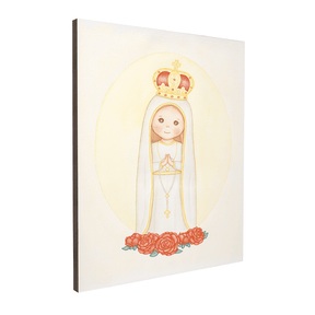 Quadro Decorativo Nossa Senhora de Fátima | Daiane Barbosa - Meu Rodapé