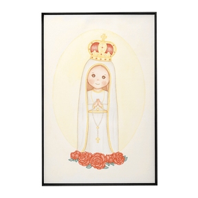 Quadro Decorativo Nossa Senhora de Fátima | Daiane Barbosa - Meu Rodapé