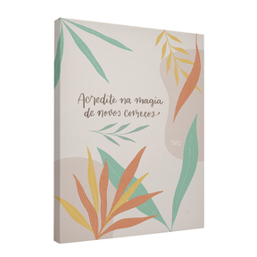 Quadro Decorativo Novos Começos | Nathalia Piovezan - Meu Rodapé