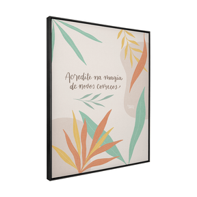 Quadro Decorativo Novos Começos | Nathalia Piovezan - Meu Rodapé