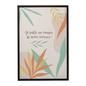 Quadro Decorativo Novos Começos | Nathalia Piovezan - Meu Rodapé