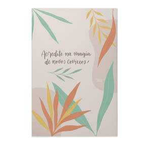 Quadro Decorativo Novos Começos | Nathalia Piovezan - Meu Rodapé