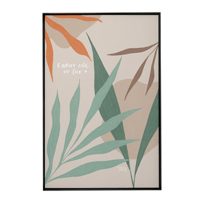Quadro Decorativo O Amor Está no Lar | Nathalia Piovezan - Meu Rodapé