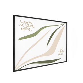 Quadro Decorativo O Bem | Suzany Rangel - Meu Rodapé