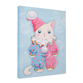 Quadro Decorativo O Pequeno Gato Palhacinho | Caroliitas - Meu Rodapé