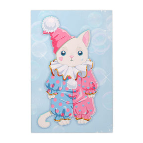 Quadro Decorativo O Pequeno Gato Palhacinho | Caroliitas - Meu Rodapé