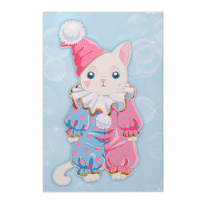 Quadro Decorativo O Pequeno Gato Palhacinho | Caroliitas - Meu Rodapé
