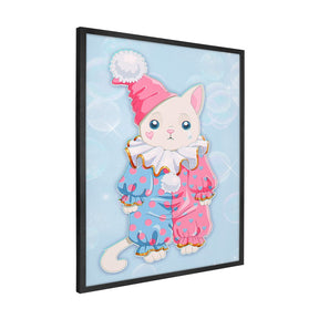 Quadro Decorativo O Pequeno Gato Palhacinho | Caroliitas - Meu Rodapé