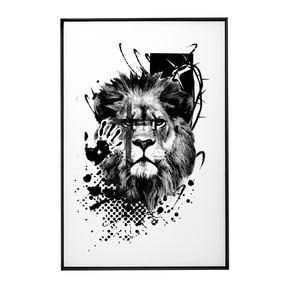 Quadro Decorativo O Rugido | Jesse Marton - Meu Rodapé