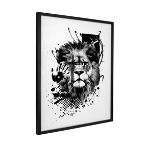 Quadro Decorativo O Rugido | Jesse Marton - Meu Rodapé