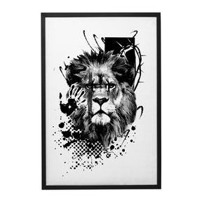 Quadro Decorativo O Rugido | Jesse Marton - Meu Rodapé