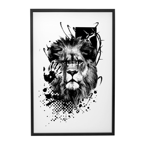 Quadro Decorativo O Rugido | Jesse Marton - Meu Rodapé