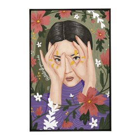 Quadro Decorativo Olhar Floral | Ítalo Figueiredo - Meu Rodapé