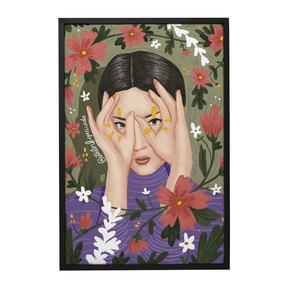 Quadro Decorativo Olhar Floral | Ítalo Figueiredo - Meu Rodapé