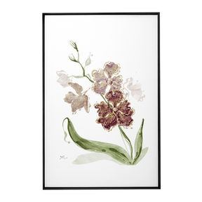 Quadro Decorativo Orquídea Vermelha | Thaís Mota - Meu Rodapé